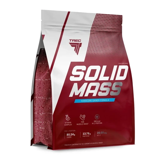 Trec Nutrition Solid Mass 3000г - клубника Годно до 30.11.2026